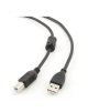 Cablexpert 1.8m USB 2.0 A/B M 1.8 m m, Black