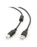 Cablexpert 1.8m USB 2.0 A/B M 1.8 m m, Black