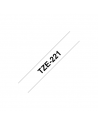 Brother TZe-221 Laminated Tape Black on White, TZe, 8 m, 9 mm