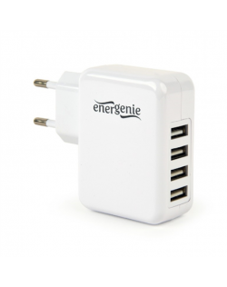 Gembird Universal USB charger EG-U4AC-02 White