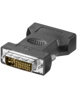 Logilink DVI-I male Dual-Link (24+5 pin) VGA female HD (15-pin) VGA, DVI -I