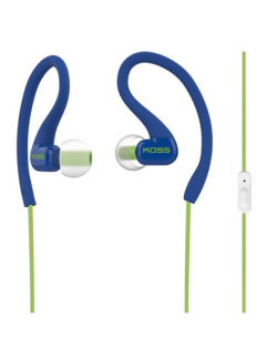 Koss Headphones KSC32iB In-ear/Ear-hook, 3.5mm (1/8 inch), Microphone, Blue,