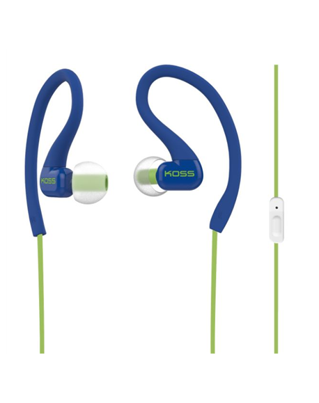 Koss Headphones KSC32iB In-ear/Ear-hook, 3.5mm (1/8 inch), Microphone, Blue,