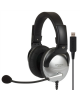 Koss Gaming headphones SB45 USB Headband/On-Ear, USB, Microphone, Silver/Black, Noice canceling,