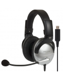 Koss Gaming headphones SB45 USB Headband/On-Ear, USB, Microphone, Silver/Black, Noice canceling,