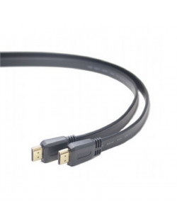 Cablexpert 3 m m, Black, HDMI male-male flat cable