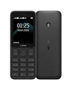 Nokia 125 Black, 2.4 ", TFT, 240 x 320 pixels, 4 MB, Dual SIM, Mini-SIM, USB version microUSB 2.0, 1020 mAh