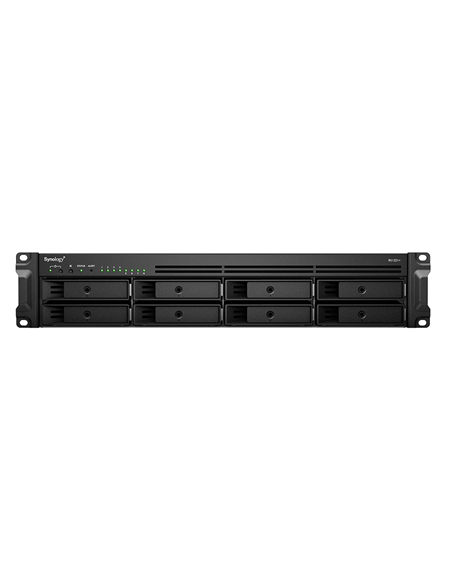 Synology Rack NAS RS1221+ Up to 8 HDD/SSD Hot-Swap, Ryzen V1500B Quad Core, Processor frequency 2.2 GHz, 4 GB, DDR4, RAID 0,1,5,