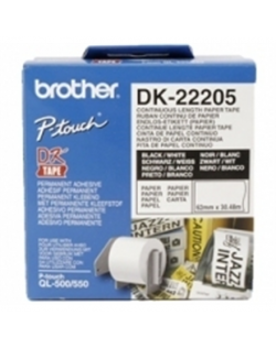 Brother DK-22205 Continuous Length Paper Label White, DK, 30.5 m