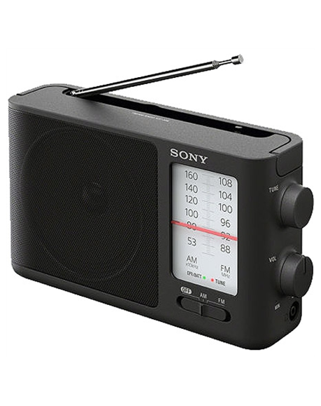 Sony Analog Radio ICF-506 Black, 5 W