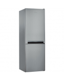INDESIT Refrigerator LI7 S1E S Energy efficiency class F, Free standing, Combi, Height 176.3 cm, Fridge net capacity 197 L, Freezer net capacity 111 L, 39 dB, Silver