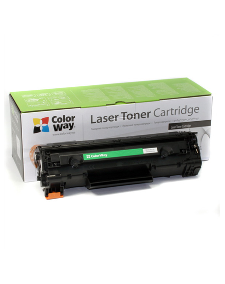 ColorWay Toner Cartridge, Black, Canon: 725, HP CE285A
