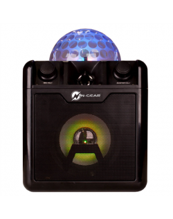 N-Gear Portable Bluetooth and Disco Karaoke Speaker The Disco Block 410 50 W, Portable, Wireless connection, Black, Bluetooth