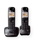 Panasonic Cordless KX-TG2512FXT Black, Caller ID, Wireless connection, Phonebook capacity 50 entries, Conference call, Built-in display, Speakerphone