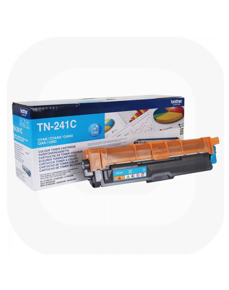 Brother TN-241C Toner Cartridge, Cyan