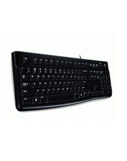 Logitech K120, US Keyboard, Keyboard layout QWERTY, USB Port, 1.5 m, Black, US International, 550 g