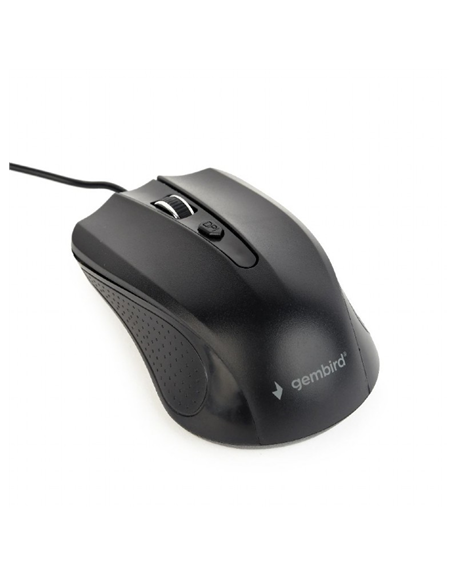 Gembird MUS-4B-01 Optical Mouse, Black, USB