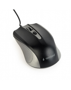 Gembird MUS-4B-01-GB Optical Mouse, Spacegrey/Black, USB