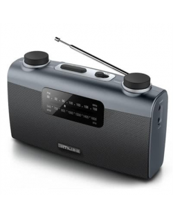 Muse M-025 R, Portable radio, Black