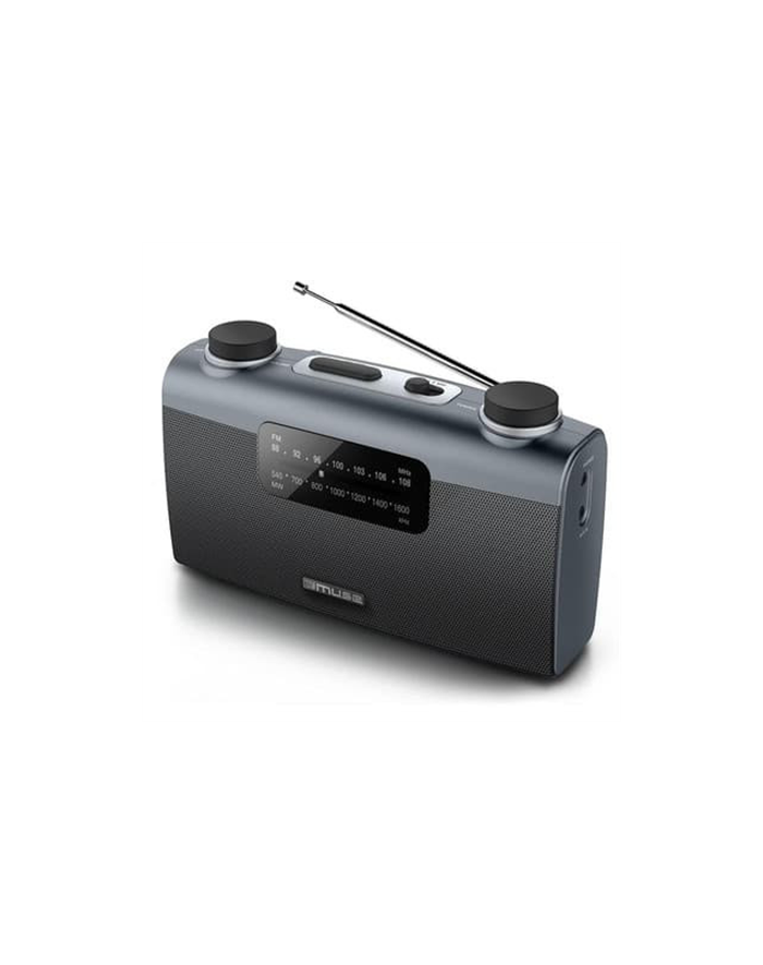 Muse M-025 R, Portable radio, Black