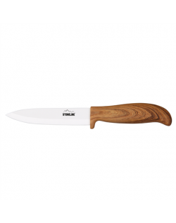 Stoneline Back to Nature Universal Knife 18314 Ceramic knife, White/Wood, 1 pc(s)