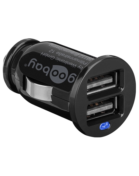 Twin USB Car Charger (2x USB) OEM Goodbay Dual USB car charger 2,1A 5 V