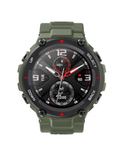 Amazfit T-Rex Smart watch, GPS (satellite), AMOLED Display, Touchscreen, Heart rate monitor, Activity monitoring 24/7, Waterproo