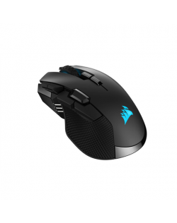 Corsair IRONCLAW RGB WIRELESS Wireless / Wired, 18000 DPI, Wireless connection, Rechargeable, Black