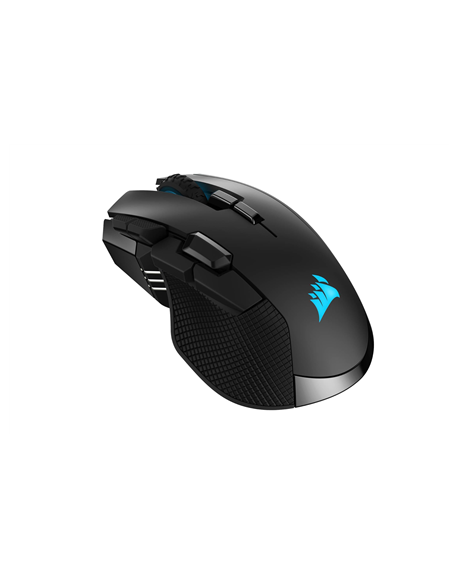 Corsair IRONCLAW RGB WIRELESS Wireless / Wired, 18000 DPI, Wireless connection, Rechargeable, Black