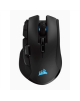 Corsair IRONCLAW RGB WIRELESS Wireless / Wired, 18000 DPI, Wireless connection, Rechargeable, Black