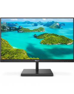 Philips LCD monitor 245E1S 23.8 ", IPS, QHD, 2560 x 1440, 16:9, 4 ms, 250 cd/m², Black