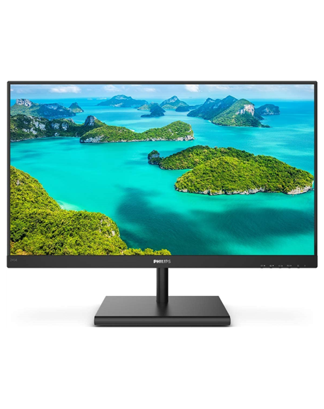 Philips LCD monitor 245E1S 23.8 ", IPS, QHD, 2560 x 1440, 16:9, 4 ms, 250 cd/m², Black