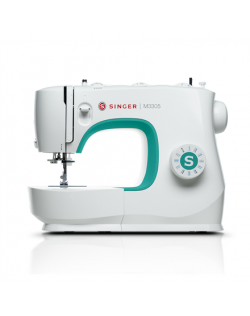 Singer Sewing Machine M3305 Number of stitches 23, Number of buttonholes 1, White