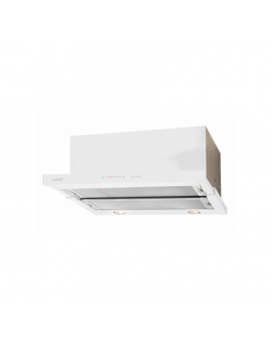CATA TF-7600 GWH Telescopic, Energijos efektyvumo klasė A, Plotis 60 cm, 645 m³/h, Touch control, LED, White Glass