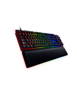 Razer Huntsman V2, Optical Gaming Keyboard, RGB LED light, Russian, Black, Wired