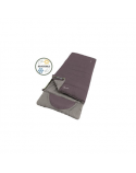 Outwell Contour Dark Purple L, Sleeping Bag - Left Zipper, 220 x 85 cm, YKK 2-way L-shape open-end with auto lock, Purple