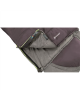 Outwell Contour Dark Purple L, Sleeping Bag - Left Zipper, 220 x 85 cm, YKK 2-way L-shape open-end with auto lock, Purple