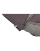 Outwell Contour Dark Purple L, Sleeping Bag - Left Zipper, 220 x 85 cm, YKK 2-way L-shape open-end with auto lock, Purple