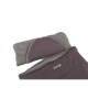 Outwell Contour Dark Purple L, Sleeping Bag - Left Zipper, 220 x 85 cm, YKK 2-way L-shape open-end with auto lock, Purple