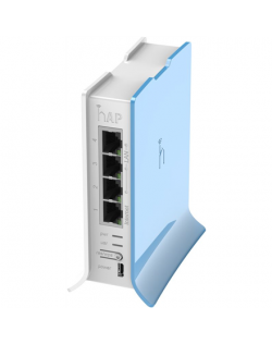 MikroTik Access Point RB941-2nD-TC hAP Lite 802.11n, 2.4GHz, 10/100 Mbit/s, Ethernet LAN (RJ-45) ports 4, MU-MiMO Yes, no PoE