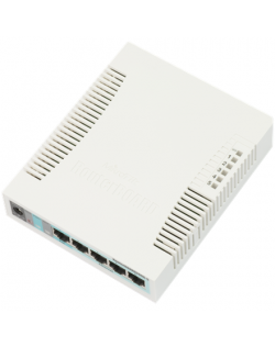 MikroTik Switch RB260GS 10/100/1000 Mbit/s, Ethernet LAN (RJ-45) ports 5, SFP ports quantity 1, Desktop, POE-in