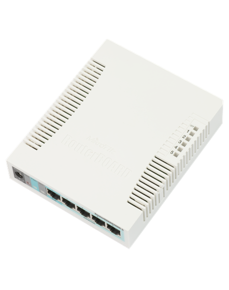 MikroTik Switch RB260GS 10/100/1000 Mbit/s, Ethernet LAN (RJ-45) ports 5, SFP ports quantity 1, Desktop, POE-in