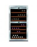Caso Wine cooler Wine Master 66 Energy efficiency class G, Free standing, Bottles capacity Up to 66 bottles, Cooling type Compressor technology, Silver