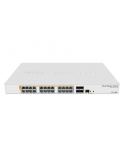 MikroTik CRS328-24P-4S+RM Gigabit Ethernet POE/POE+ router/switch PoE/Poe+ ports quantity 24, Power supply type Single, Rack mou