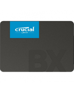 Crucial BX500 240 GB, SSD form factor 2.5", SSD interface SATA, Write speed 500 MB/s, Read speed 540 MB/s