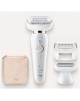 Braun Epilator SES9002 Epilator Silk-epil 9 Flex Operating time 40 min, Cordless, Number of speeds 2, White/Gold