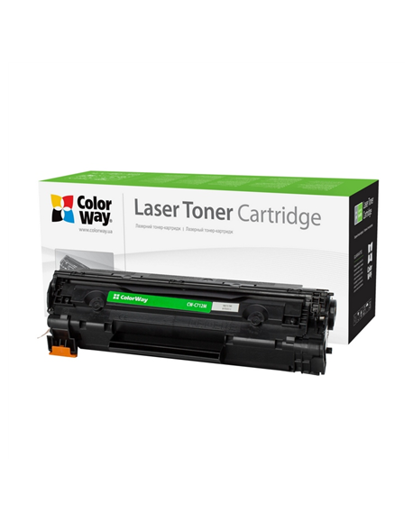ColorWay Econom Toner Cartridge, Black, HP CB435A/CB436A Canon 712/713