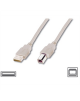 Logilink USB 2.0 connection cable USB A male, USB B male, 3 m, Black