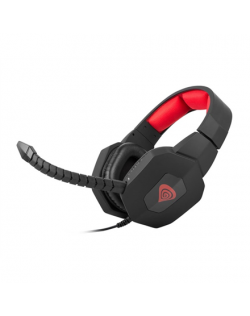 Genesis Gaming Headset H59, 3,5mm 4-pin mini-jack, NSG-0687, Black, Wired, Built-in microphone