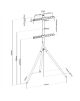 ONE For ALL Tripod, WM 7472, Turn, 32-65 ", Maximum weight (capacity) 30 kg, Light